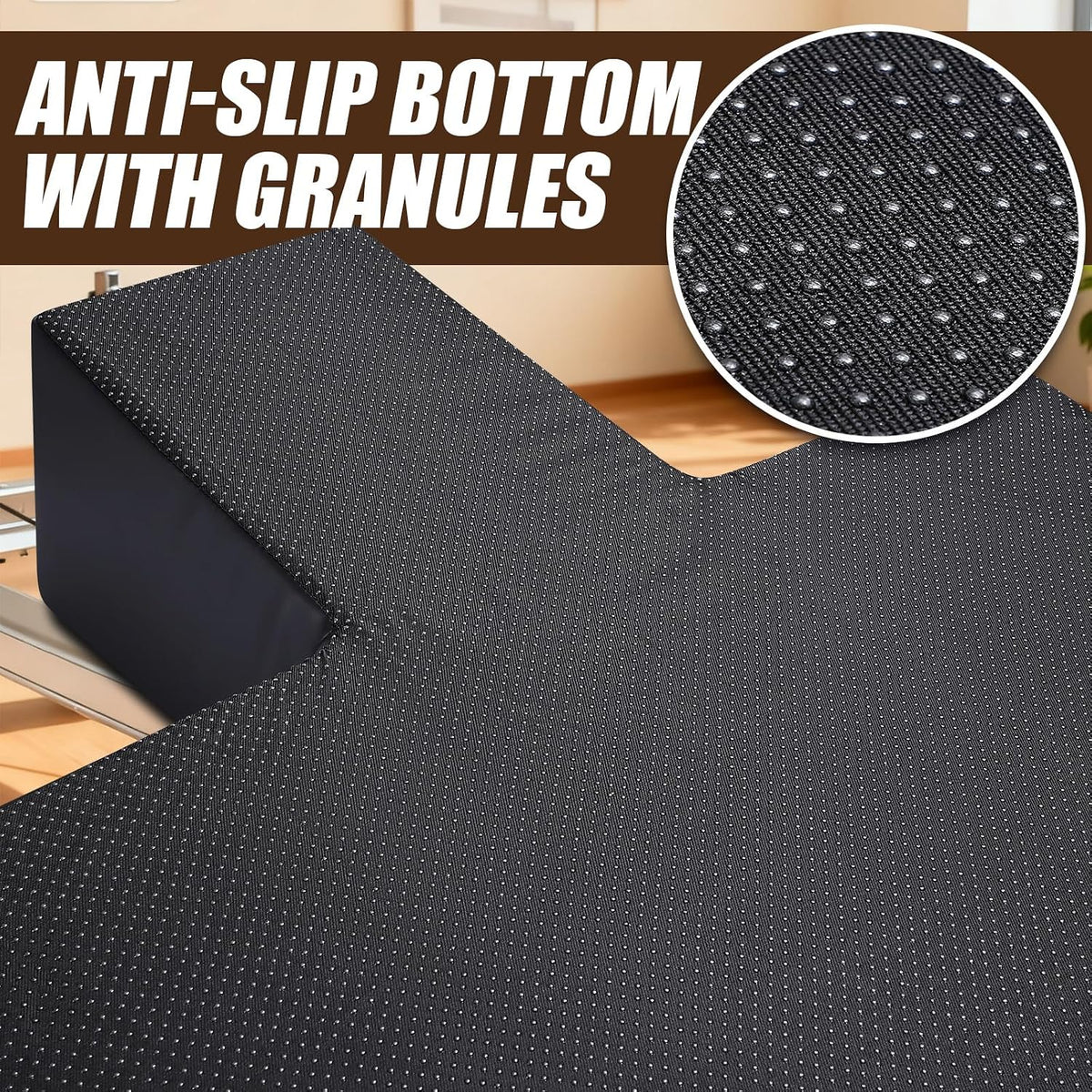 Pilates Wedge Cushion, Non-Slip Workout Wedge for Reformer
