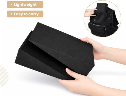 2Pcs Heel Elevated Squat Wedge 15° Incline Workout Wedge for Squats 9.7''x5.9''x2.6'' Foot Wedges for Exercise,Calf Stretching and Physical Therapy (Fit US 6–6.5 Women)