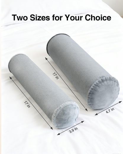 Inflatable Neck Roll Pillow for Sleeping, Travel Neck Pillow