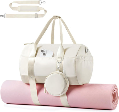 Small Gym Bag for Women Mini Gym Bags with Yoga Mat Holder