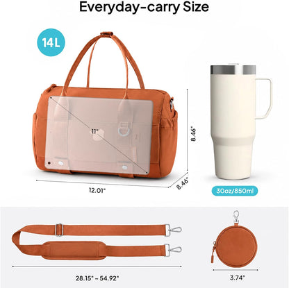 Small Gym Bag for Women Mini Gym Bags with Yoga Mat Holder
