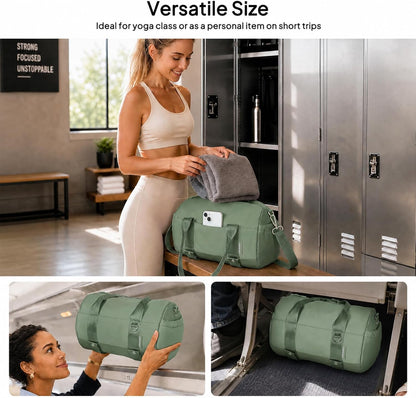 Small Gym Bag for Women Mini Gym Bags with Yoga Mat Holder