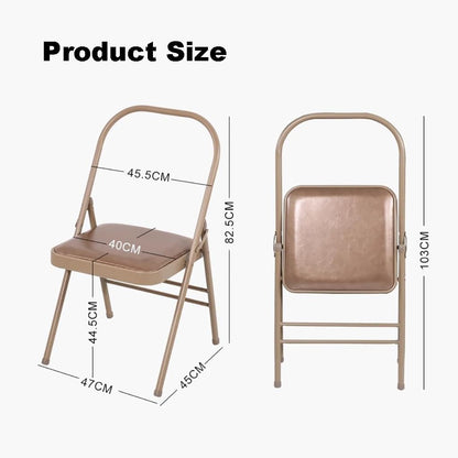 Adult Foldable Backless Yoga Chair with a Load Capacity of 300 kilograms. Yoga Auxiliary Chair with Lumbar Back Support Freed Back Pain Chair can Assist in Completing Yoga Movements.,Blue, normal