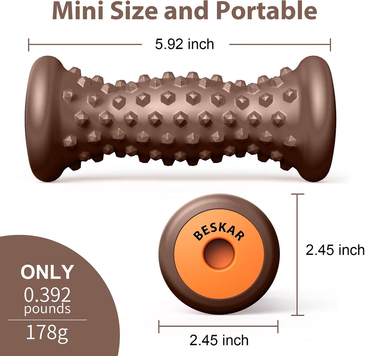 Foot Massage Roller for Plantar Fasciitis Relief