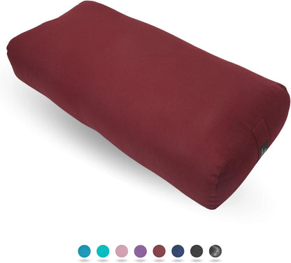 Premium Bolster, Soft Meditation Pillow, Multi-Colors