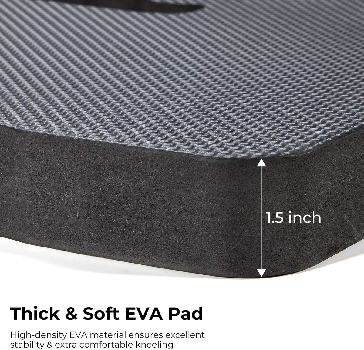 Premium Thick Kneeling Pad, 2-Pack Large Comfortable Gardening Knee Mat with 2 Different Surfaces, Extra Thick Knee Cushion Kneeler for Gardening Work Baby Praying, Gifts for Women Men Seniors