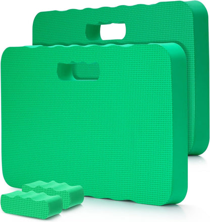 Premium Thick Kneeling Pad, 2-Pack Large Comfortable Gardening Knee Mat with 2 Different Surfaces, Extra Thick Knee Cushion Kneeler for Gardening Work Baby Praying, Gifts for Women Men Seniors