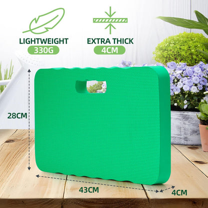 Premium Thick Kneeling Pad, 2-Pack Large Comfortable Gardening Knee Mat with 2 Different Surfaces, Extra Thick Knee Cushion Kneeler for Gardening Work Baby Praying, Gifts for Women Men Seniors
