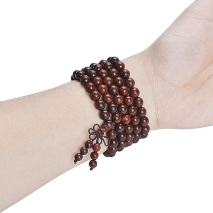 Mala Beads Bracelet 108 8mm Prayer Meditation Sandalwood Elastic…