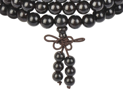 Mala Beads Bracelet 108 8mm Prayer Meditation Sandalwood Elastic…