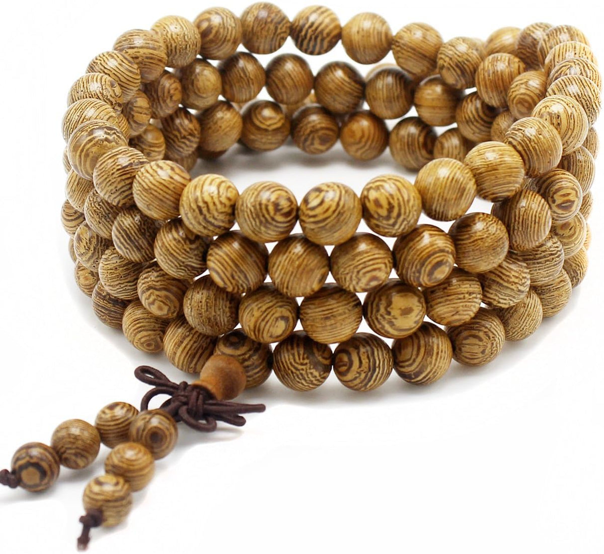 Mala Beads Bracelet 108 8mm Prayer Meditation Sandalwood Elastic…