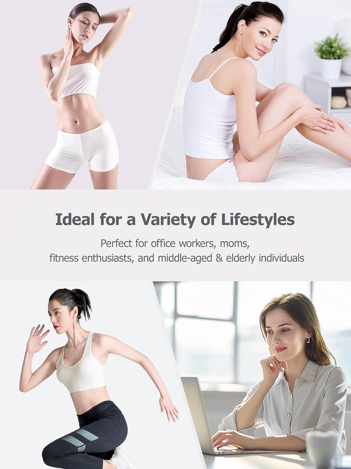 Lymphatic Drainage Massager & Anti Cellulite Massage Tool, Helps Reduce Stretch Marks & Cellulite, for Legs, Arms & Belly, Body Sculpting Machine with Light, Heat & Vibration