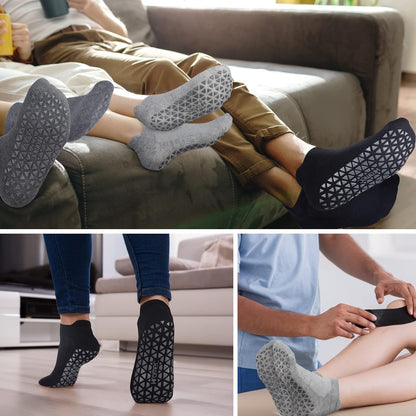 Pilates Socks Non Slip Grips for Yoga Barefoot Ballet Barre Hospital