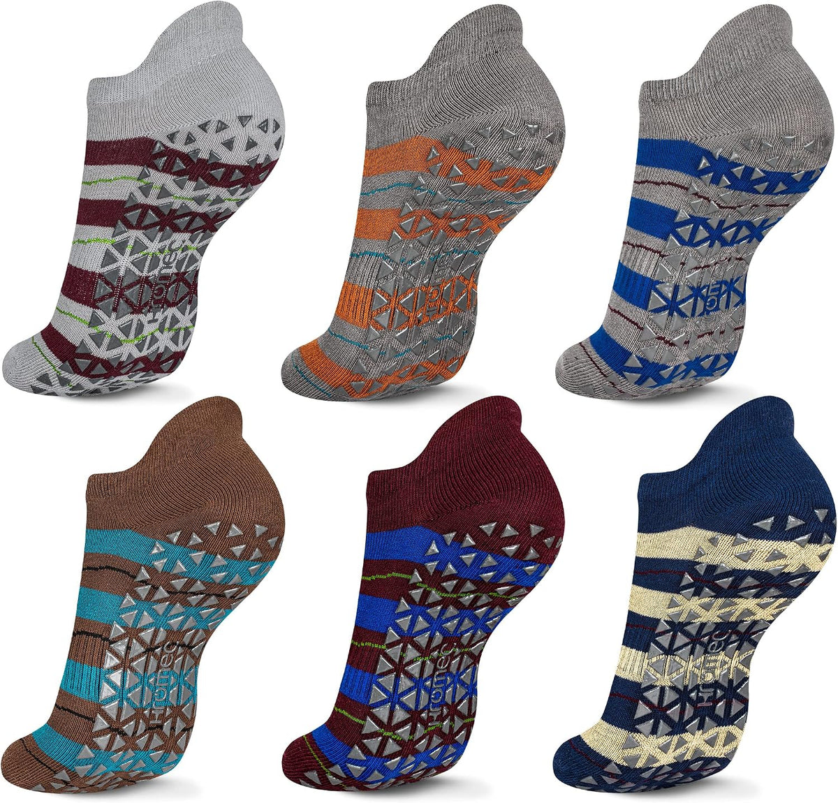 Pilates Socks Non Slip Grips for Yoga Barefoot Ballet Barre Hospital