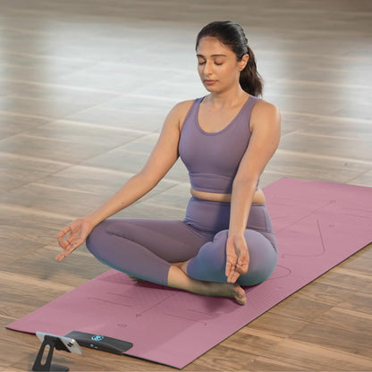 Smart Mat Gen3 - Dark Grey| AI Powered Yoga Mats For Home Workout | Lightweight Yoga Mats of 6mm | Real Time Tracking Exercise Mats For Men & Women
