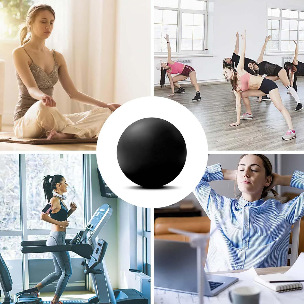 Massage Lacrosse Ball Therapy for Sore Muscles Myofascial Release