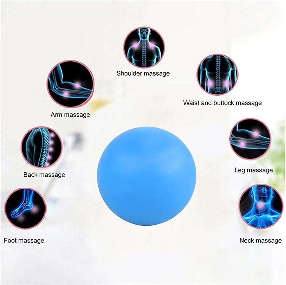 Massage Lacrosse Ball Therapy for Sore Muscles Myofascial Release