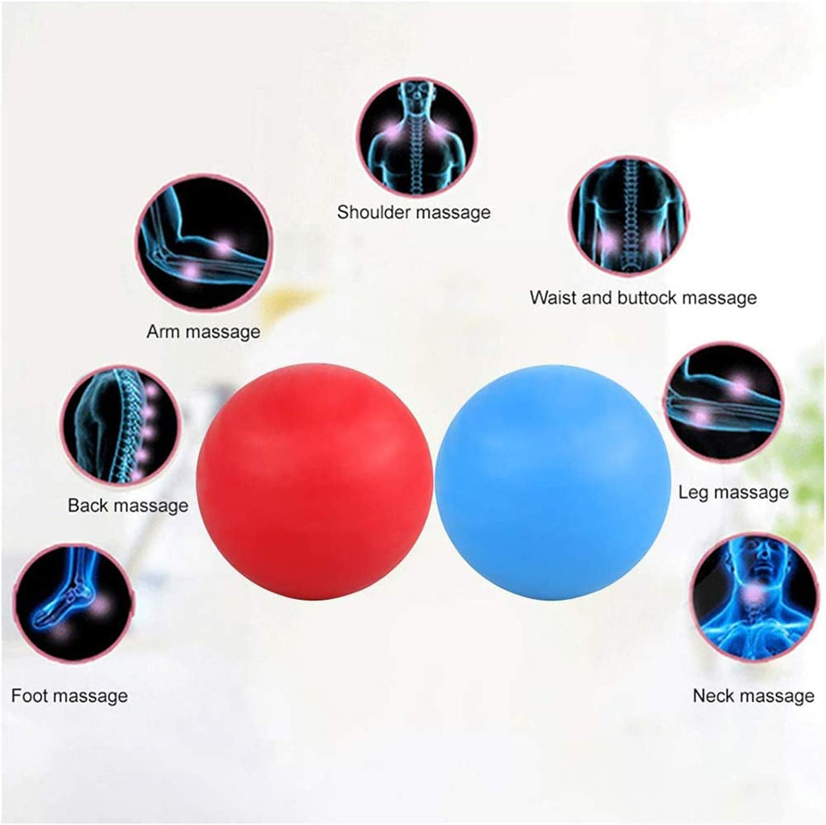 Massage Lacrosse Ball Therapy for Sore Muscles Myofascial Release