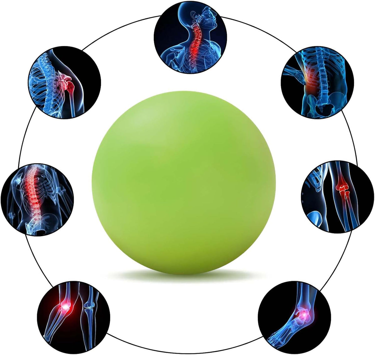 Massage Lacrosse Ball Therapy for Sore Muscles Myofascial Release