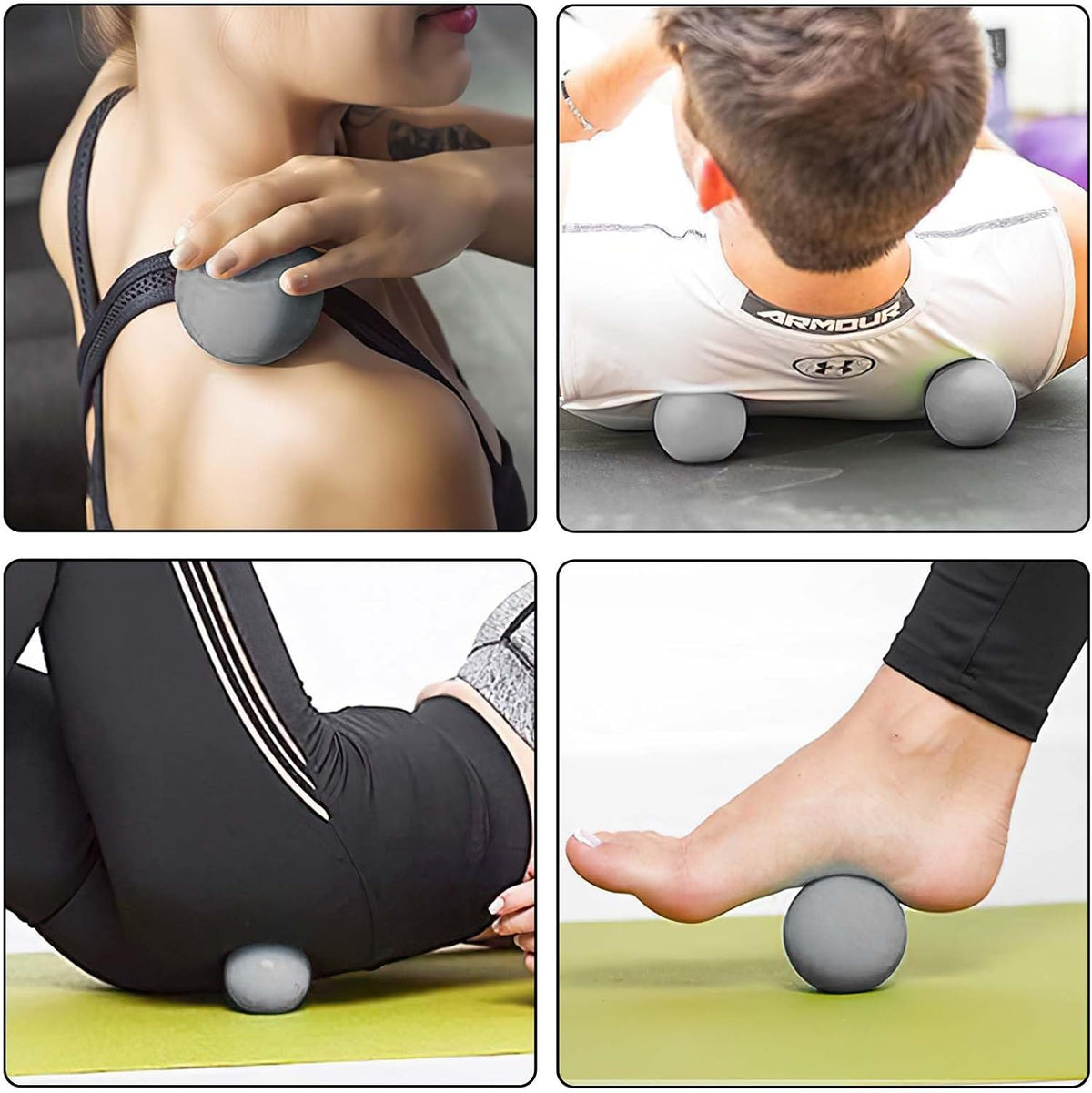 Massage Lacrosse Ball Therapy for Sore Muscles Myofascial Release