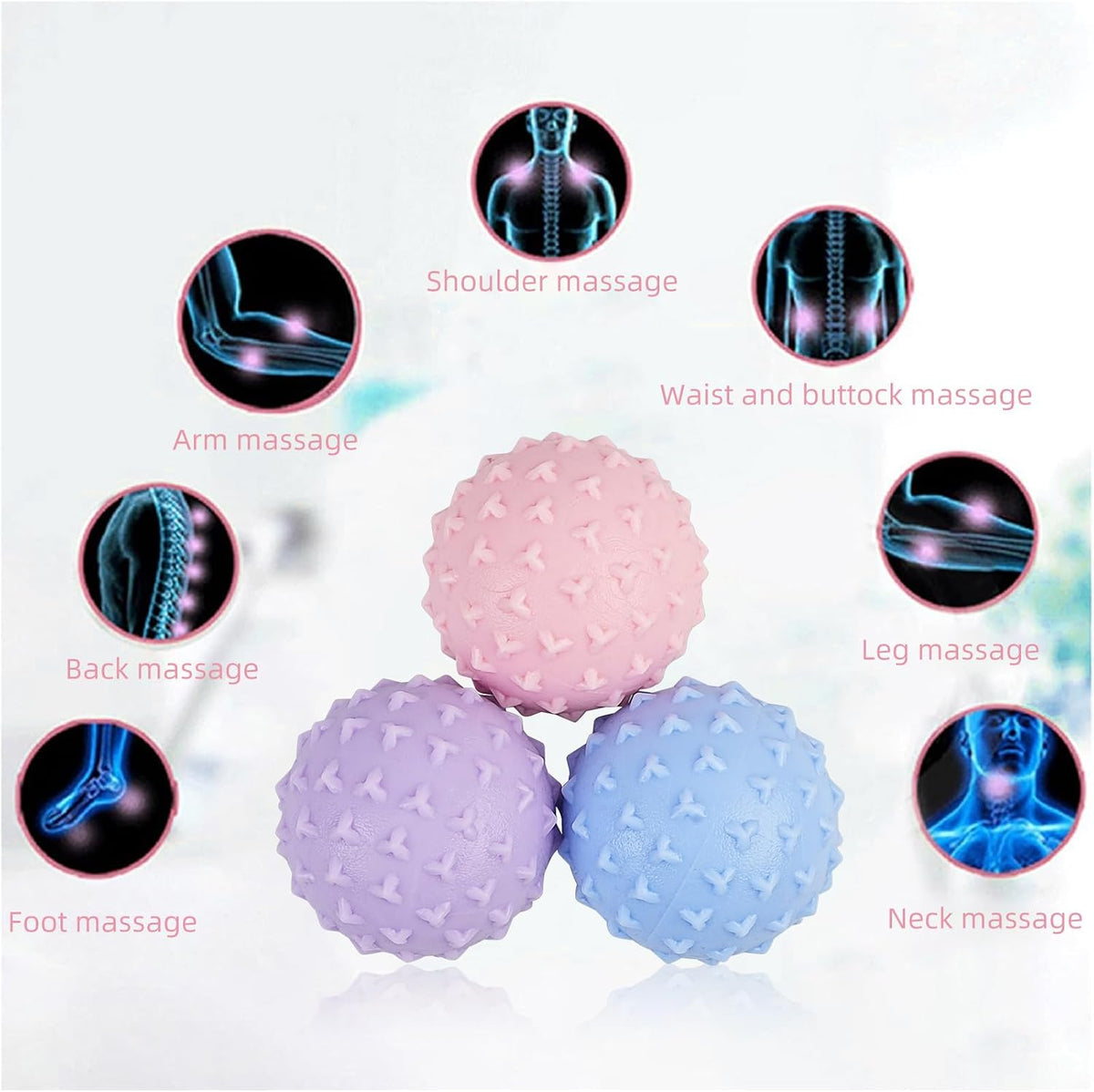 Massage Lacrosse Ball Therapy for Sore Muscles Myofascial Release
