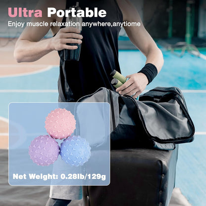 Massage Lacrosse Ball Therapy for Sore Muscles Myofascial Release
