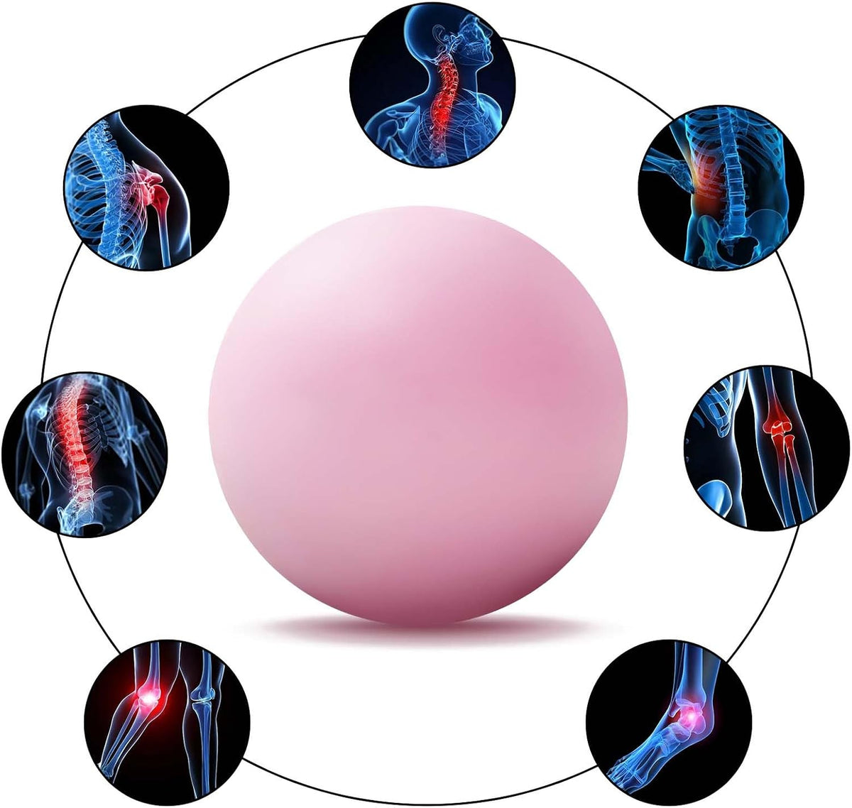 Massage Lacrosse Ball Therapy for Sore Muscles Myofascial Release