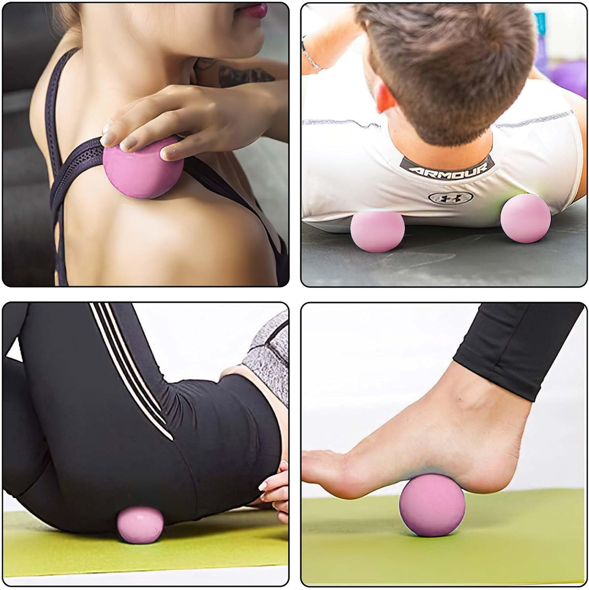 Massage Lacrosse Ball Therapy for Sore Muscles Myofascial Release