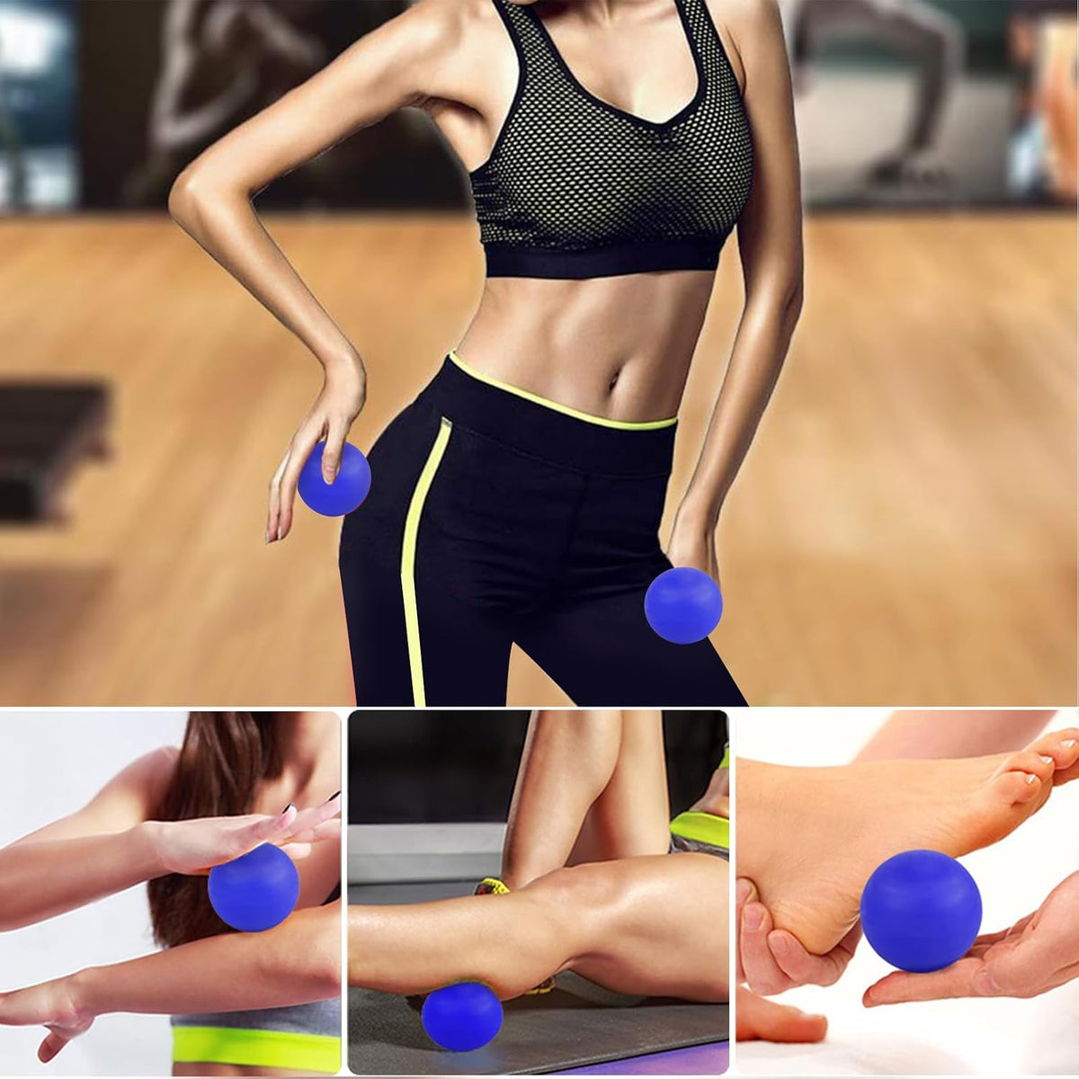 Massage Lacrosse Ball Therapy for Sore Muscles Myofascial Release