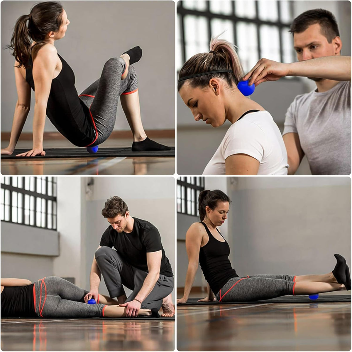 Massage Lacrosse Ball Therapy for Sore Muscles Myofascial Release