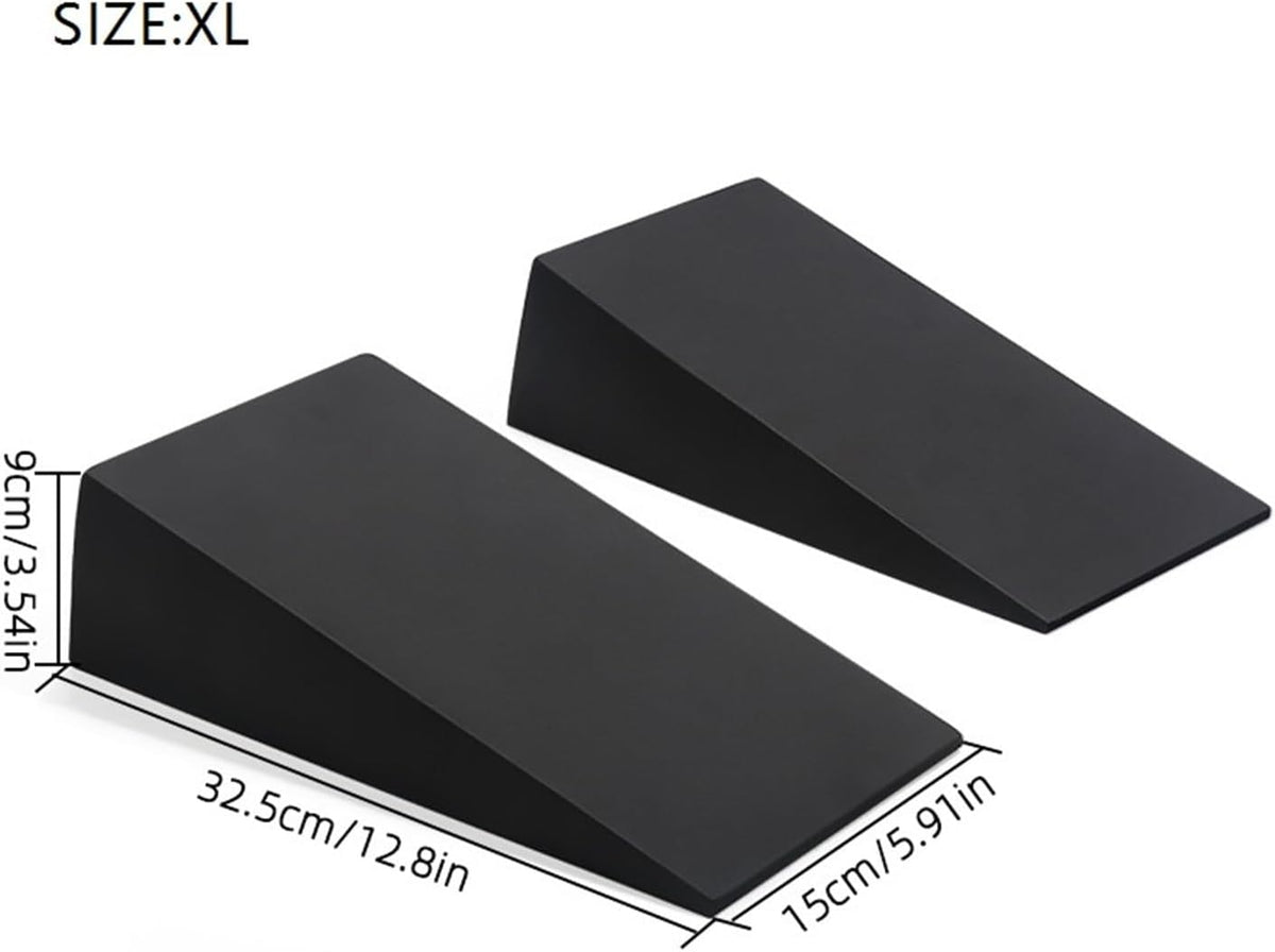 1 Pair Incline Design Yoga Squat Wedge Adjustable Leg Recovery Triangle Yoga Blocks Stability Training Calf Stretch