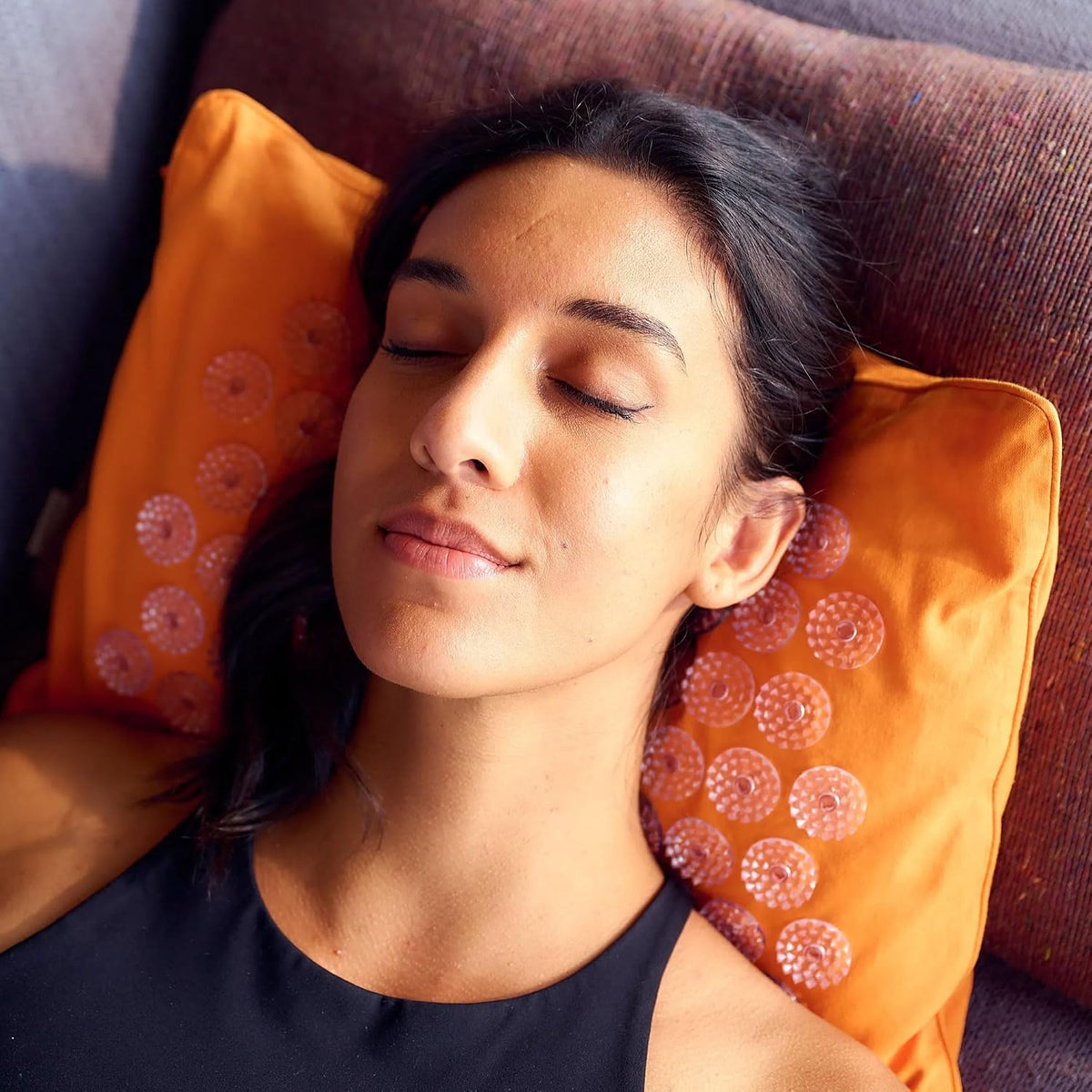 Acupressure Pillow, Neck & Shoulder Relief, Premium Level 1 Black