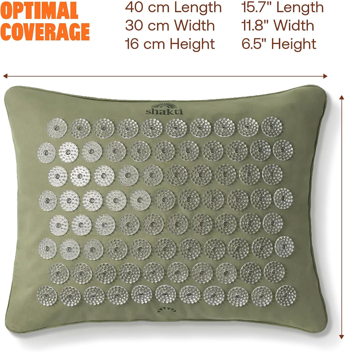 Acupressure Pillow, Neck & Shoulder Relief, Premium Level 1 Black