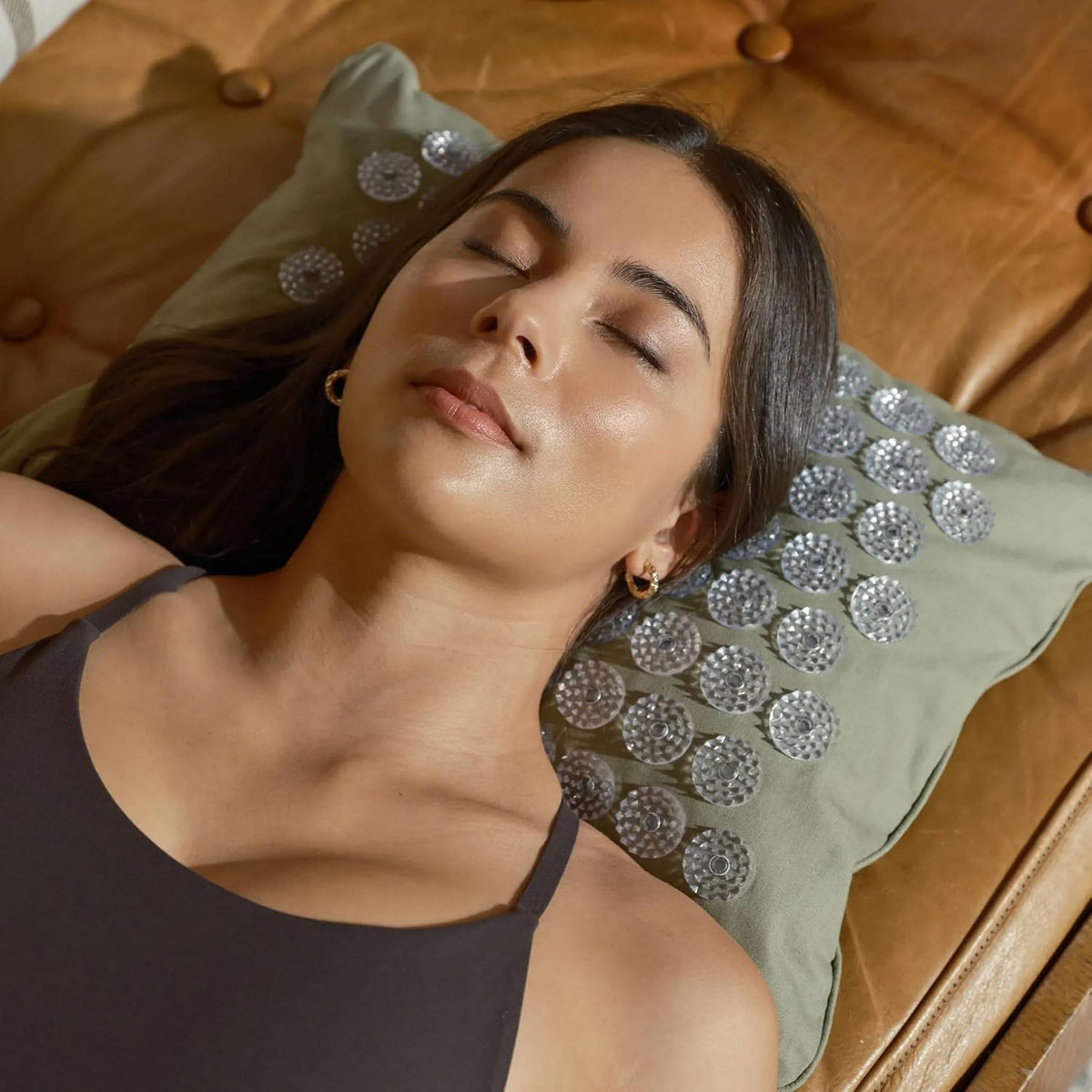 Acupressure Pillow, Neck & Shoulder Relief, Premium Level 1 Black