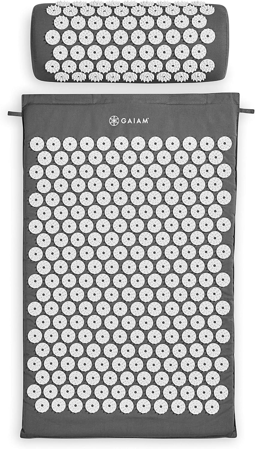 Acupressure Mat & Pillow Set, Neck, Shoulder & Back