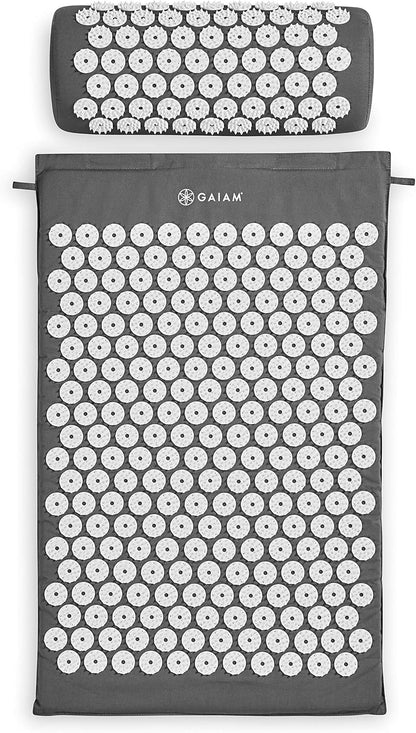 Acupressure Mat & Pillow Set, Neck, Shoulder & Back
