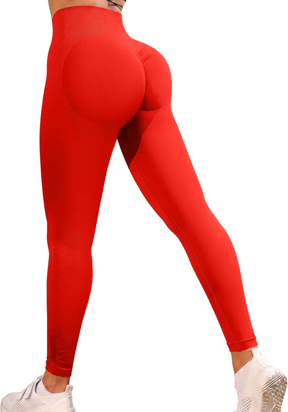 Yoga Leggings for Women, Women's Butt Lifting Workout Leggings, Tummy Control Ruched Athletic Pants