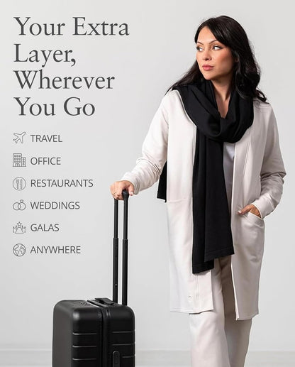 zestt Dreamsoft Travel Scarf, Wrap and Shawl for Women, Organic Cotton