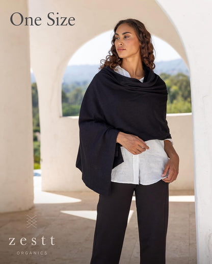 zestt Dreamsoft Travel Scarf, Wrap and Shawl for Women, Organic Cotton