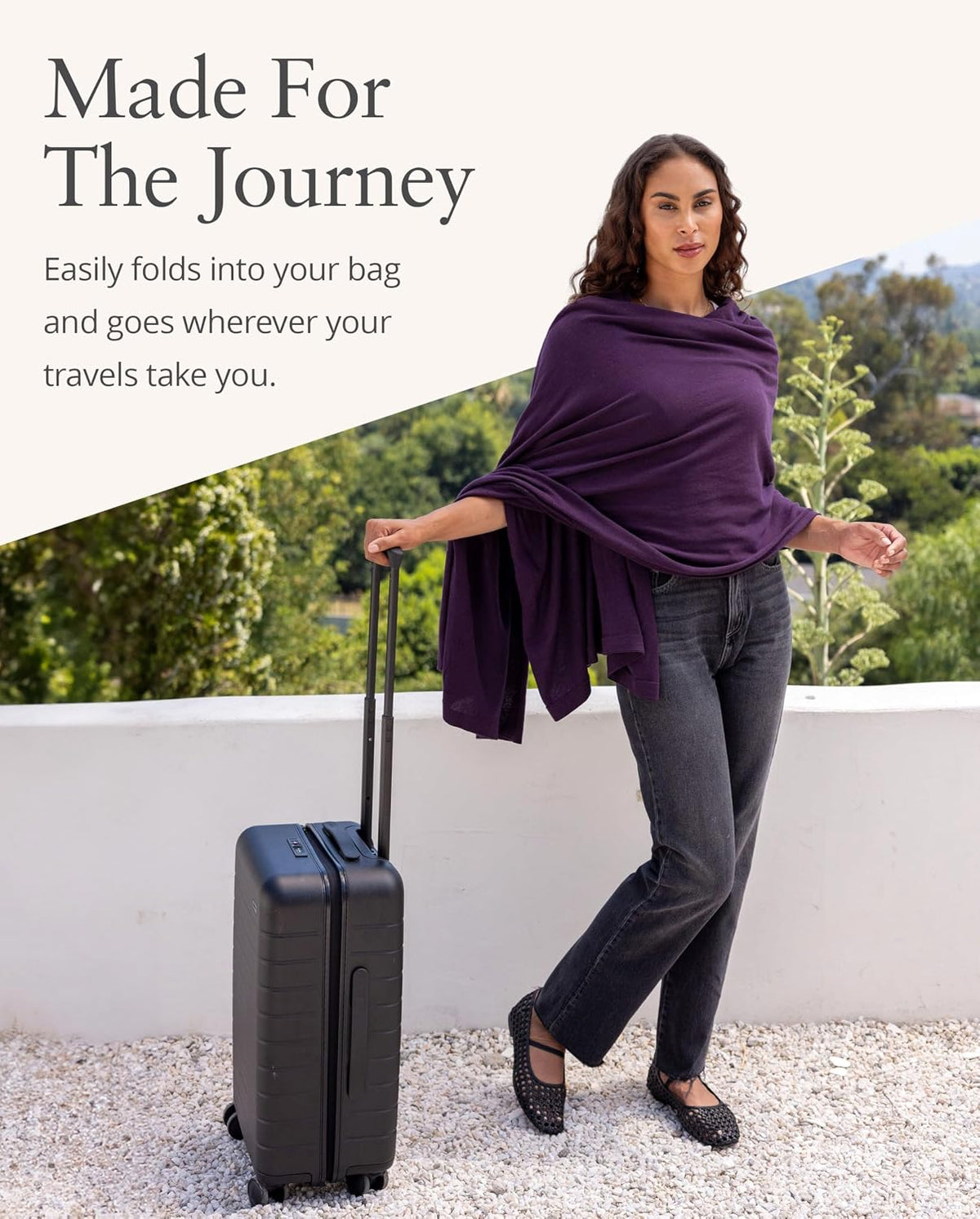 zestt Dreamsoft Travel Scarf, Wrap and Shawl for Women, Organic Cotton