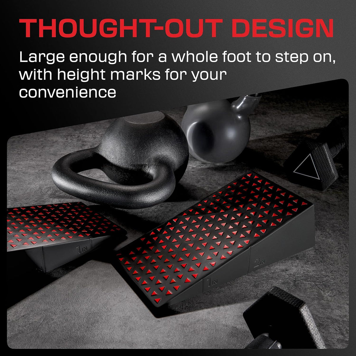 Heel Elevated Squat Wedge Block Pair, 17° Angle, Bag Included