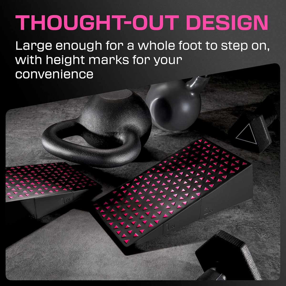 Heel Elevated Squat Wedge Block Pair, 17° Angle, Bag Included