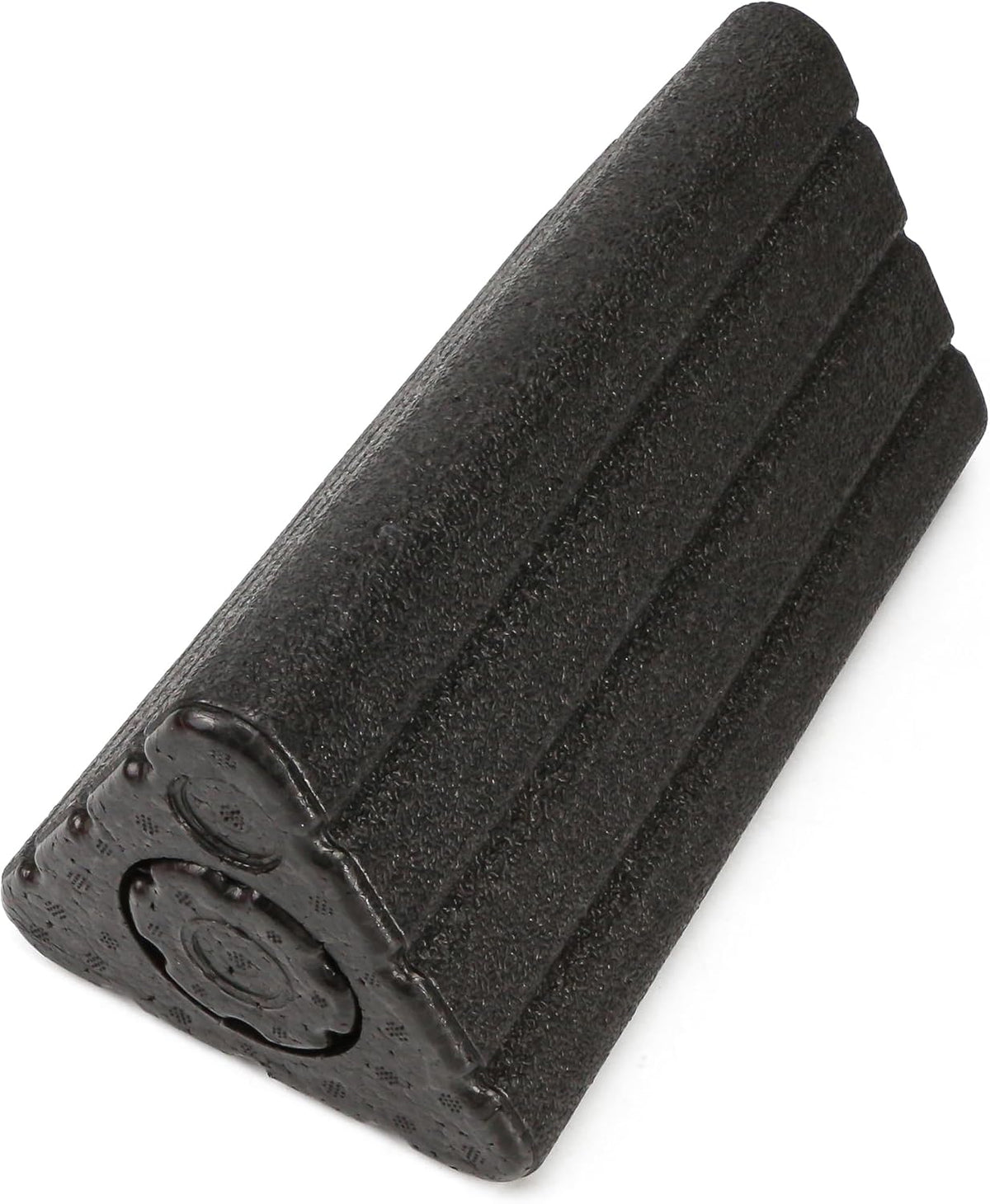 Yoga Blocks 2 in 1 Triangle Foam EPP Roller, 9x5x4 Inch Triangular Wedge Block for Neck Waist HIPS Back Legs, High Density Support for Pilates, Exercise, Massage Column, Adult Workout, Easy Cleaning
