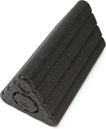 Yoga Blocks 2 in 1 Triangle Foam EPP Roller, 9x5x4 Inch Triangular Wedge Block for Neck Waist HIPS Back Legs, High Density Support for Pilates, Exercise, Massage Column, Adult Workout, Easy Cleaning
