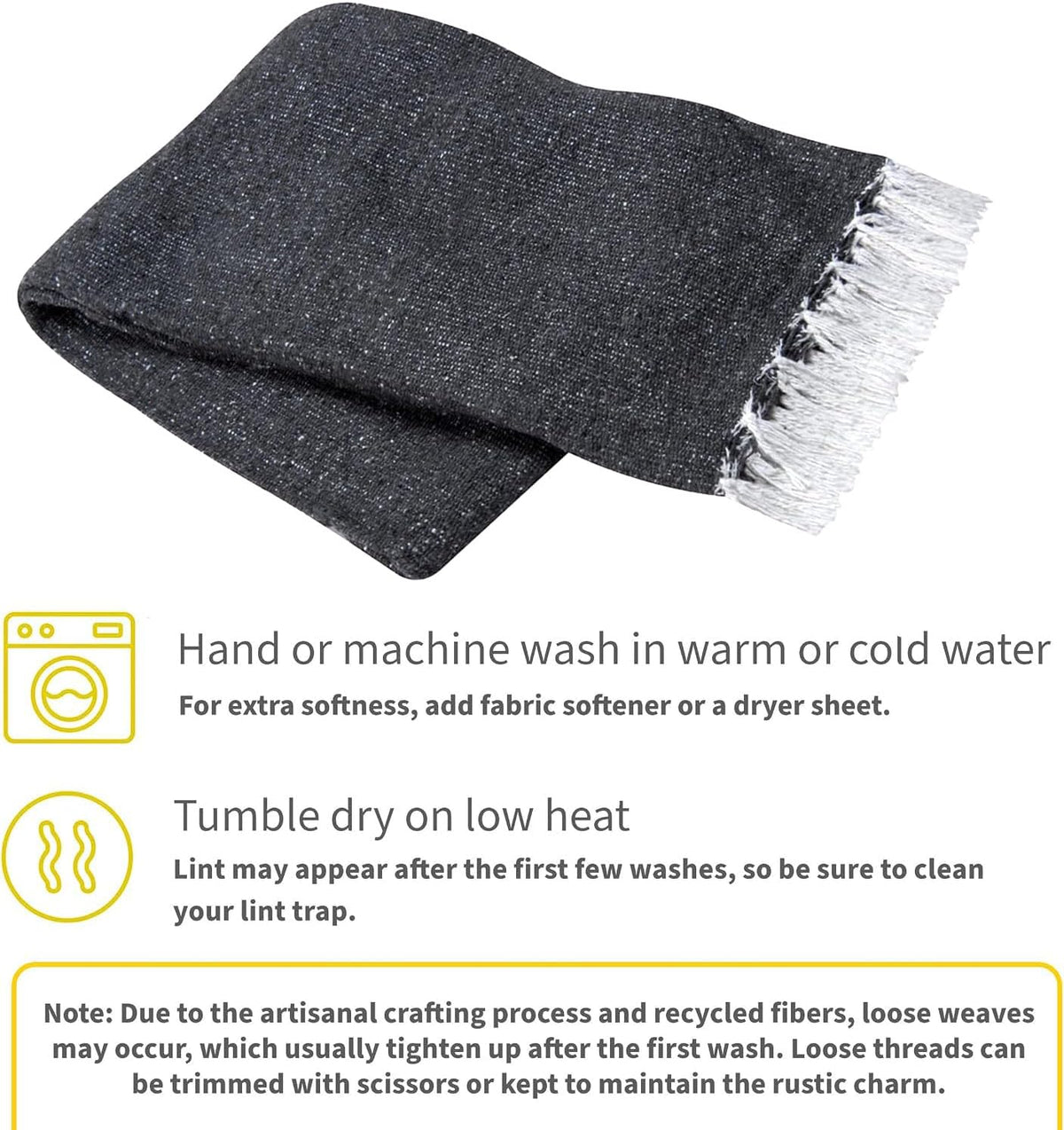 Cozumel Bulk Mexican Yoga Blanket, 10 Pack, Gray