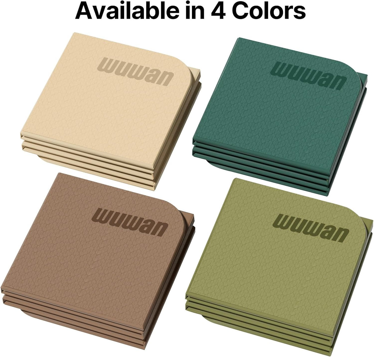 Foldable Yoga Mat 75"x31"x0.24" Portable Exercise Mat