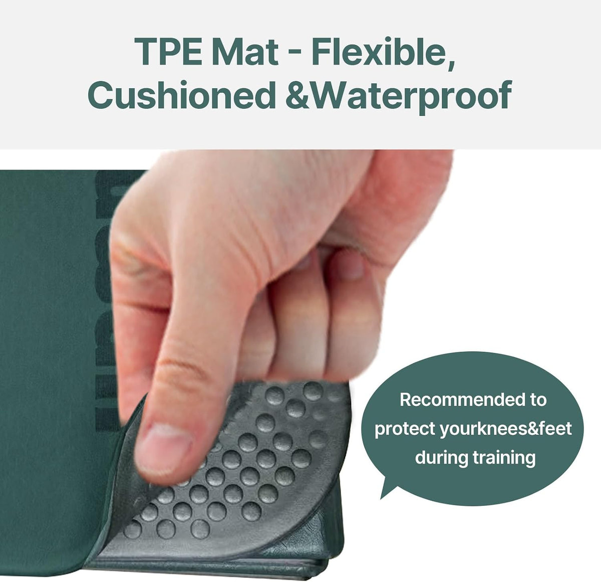 Foldable Yoga Mat 75"x31"x0.24" Portable Exercise Mat