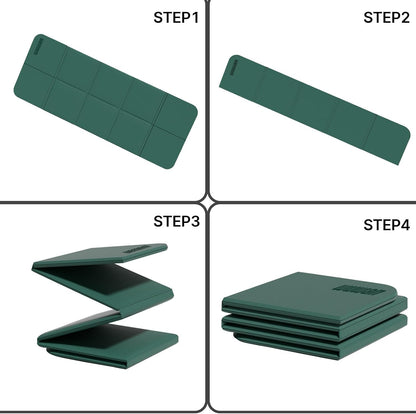 Foldable Yoga Mat 75"x31"x0.24" Portable Exercise Mat