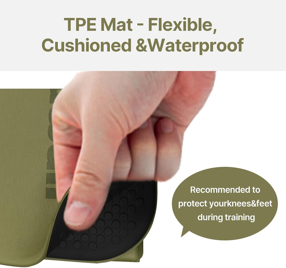 Foldable Yoga Mat 75"x31"x0.24" Portable Exercise Mat