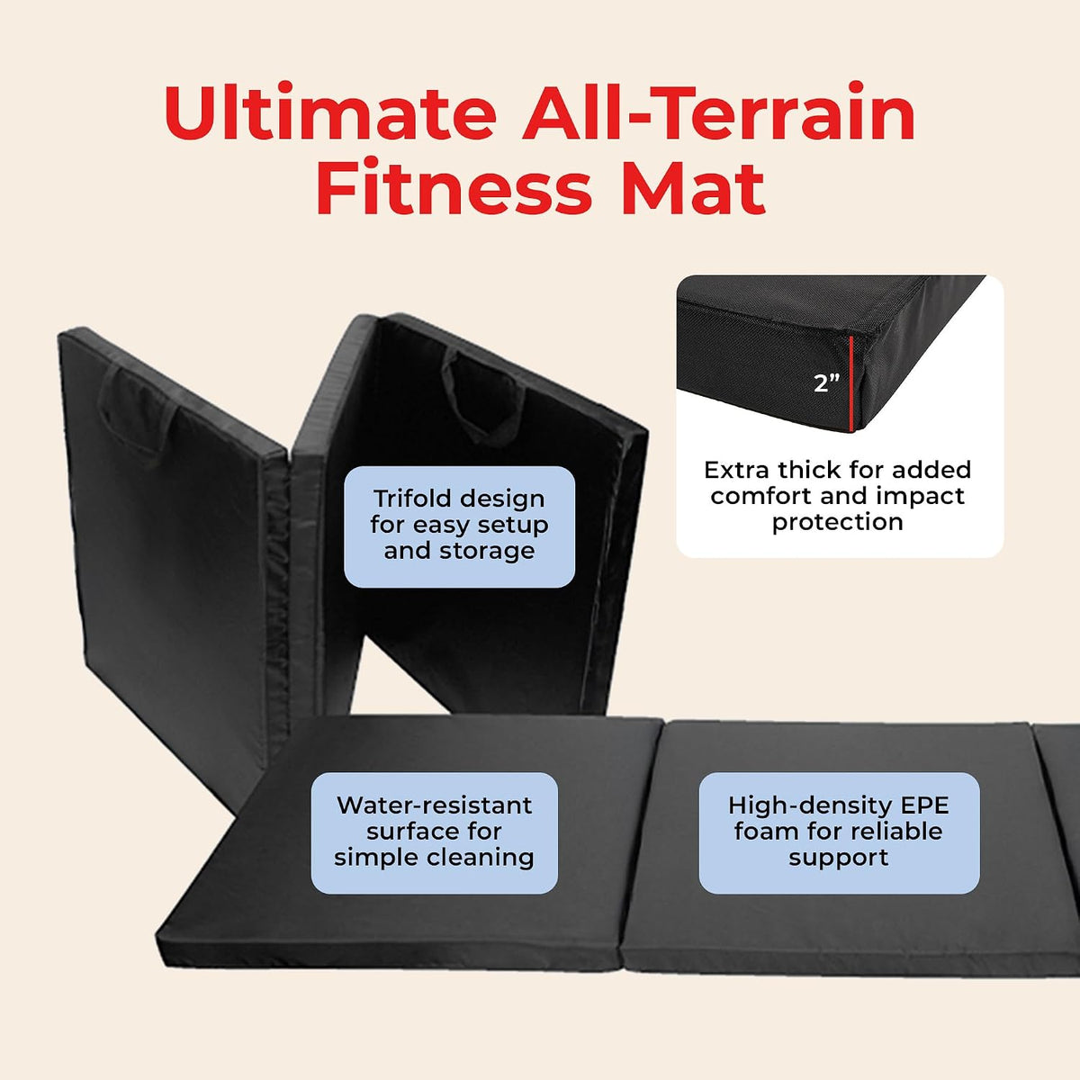 Durable Multi-Use Floor Mats for Home, Gym & Play
